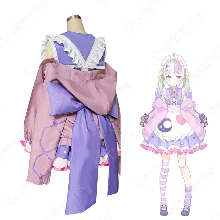 VTuber 紫咲シオン メイド風衣装 コスプレ衣装 「hololive（ホロライブ