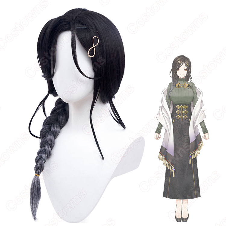 白雪巴　コスプレ　衣装　ウィッグ　フルセット　にじさんじ　一部不足あり 402c7b6596e94b83aeed9d1cd7de8a