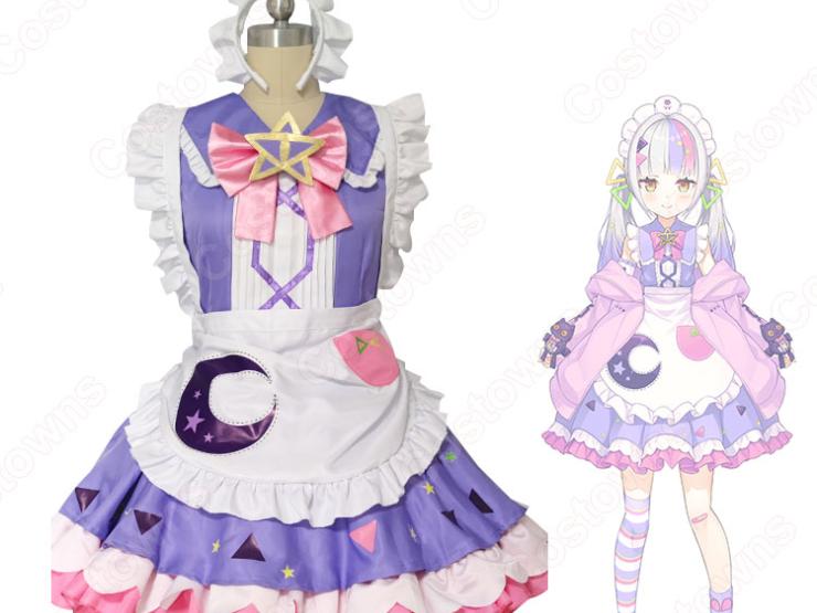 VTuber 紫咲シオン メイド風衣装 コスプレ衣装 「hololive