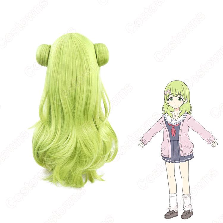 VTuber 森中花咲 コスプレウィッグ 『にじさんじ』 耐熱かつら cosplay