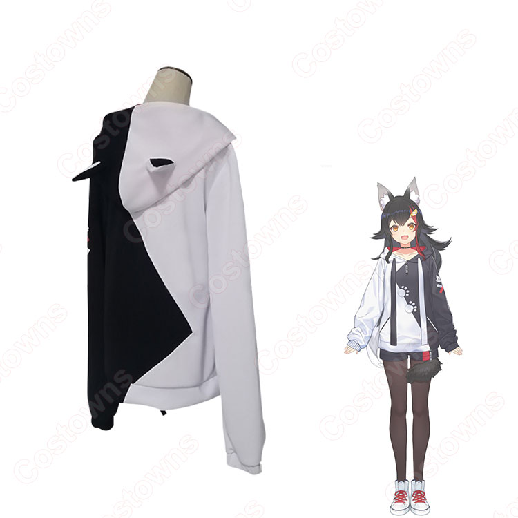 あ*い様 大神ミオ（部屋着）コスプレ　Lサイズ　ウィッグ、耳、尻尾セット 0239852fe1304acb8d124e03d51129