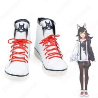 VTuber 大神ミオ 部屋着 コスプレ靴 「hololive（ホロライブ）」 コスプレ シューズ コスプレ用 道具 男女兼用(コスプレウィッグ)