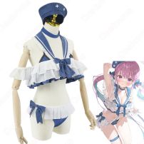 VTuber 湊あくあ 水着 コスプレ衣装 hololive（ホロライブ） 2期生 新衣装 ビキニ cosplay 仮装 変装(ホロライブ（hololive） コスプレ衣装)