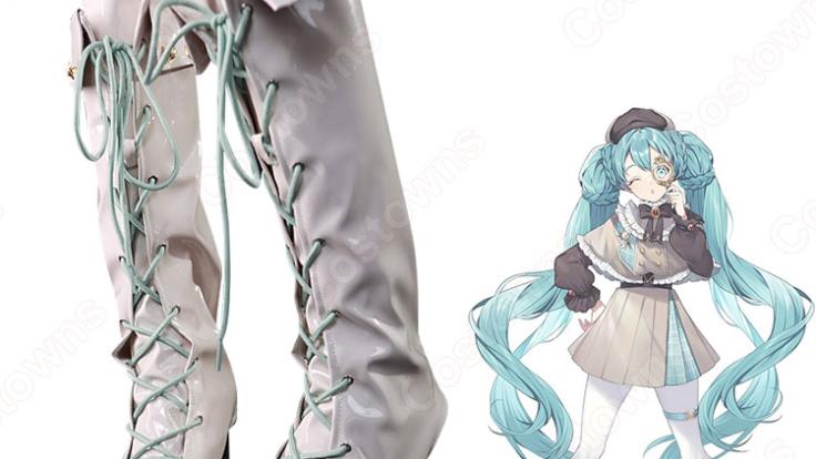限時割引中　初音ミク 少女探偵 コスプレ衣装+ウィッグ+靴カバーフルセット Amazon.co.jp: 初音ミクコスプレ フルセット 衣装+ウィッグ+靴