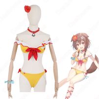 vtuber 水着 戌神ころね コスプレ衣装 hololive（ホロライブ） ビキニ cosplay 仮装 変装(ホロライブ（hololive） コスプレ衣装)