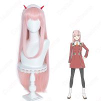 ダリフラ ゼロツー コスプレウィッグ ダーリン・イン・ザ・フランキス ヒロイン Code：002 耐熱かつら cosplay wig 通販(コスプレウィッグ)