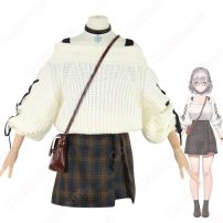 VTuber 白銀ノエル 私服衣装 コスプレ衣装 hololive（ホロライブ） 3期生 cosplay 仮装 変装(ホロライブ（hololive） コスプレ衣装)