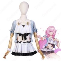 ピンクの妖精さん♪ エリシア 夏の妖精さん♪ コスプレ衣装 崩壊3rd サバイバル！夏の狂想曲・サイドA 専用バトルスーツ cosplay 仮装 変装(崩壊3rd コスプレ衣装)