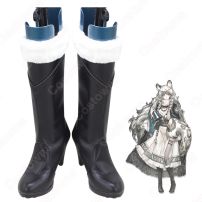 アークナイツ プラマニクス コスプレ靴 ゲーム イェラグ 巫女 コスプレ シューズ コスプレ用 道具(コスプレ ブーツ（靴）)