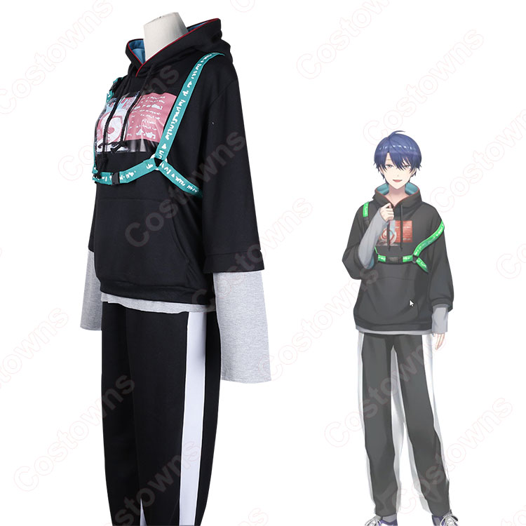 春崎エアル コスプレ　フルセット にじさんじ 春崎エアル コスプレ衣装 VTuber 新衣装 cosplay 仮装 変装