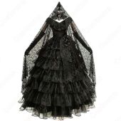 初音ミク 黒 ウェディングドレス コスプレ衣装 黒ドレスver. 秘蜜～黒の誓い～ cosplay 仮装 変装(こちらもおすすめ)