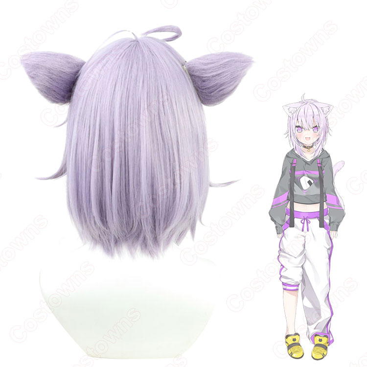 ホロライブ 猫又おかゆ コスプレ ウィッグ VTuber 猫又おかゆ コスプレウィッグ 尻尾 hololive（ホロライブ