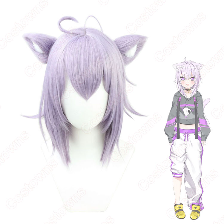 VTuber 猫又おかゆ コスプレウィッグ 尻尾 hololive（ホロライブ