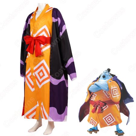 ワンピース ワノ国編 海俠のジンベエ コスプレ衣装 One Piece 麦わらの一味操舵手 元王下七武海 Cosplay 仮装 変装 Costowns