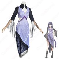 原神 雷電将軍 チャイナドレス コスプレ衣装(原神 コスプレ衣装)