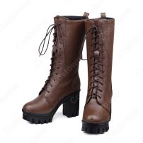 FGO アルトリア・ペンドラゴン(リリィ) 英霊祭装 コスプレ靴 『Fate/Grand Order』 四周年 概念礼装 コスプレ シューズ コスプレ用 道具(コスプレ ブーツ（靴）)