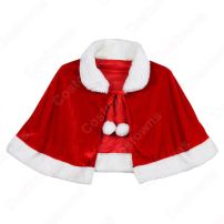 クリスマス マント サンタ 赤 マント ハロウィン 仮装 柔らかい コスプレ衣装 大人子供 通用 かわいい イベント仮装 パーティー 発表会 学園祭 文化祭 演出服 日常着(サンタ衣装)