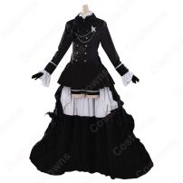 黒執事 シエル 黒バラ 礼服 コスプレ衣装 シエル・ファントムハイヴ 黒薔薇 cosplay 仮装 変装(黒執事 コスプレ衣装)