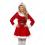 サンタ ワンピース コスプレ クリスマス コス レディース 超かわいい サンタ衣装 キャラクター衣装 赤 サンタ コスチューム サンタ 長袖 帽子付け ワンピース 仮装 サンタ衣装 0