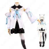 VTuber 白上フブキ コスプレ衣装 「hololive（ホロライブ）」 1期生 フブキング cosplay 仮装 変装(送料無料)