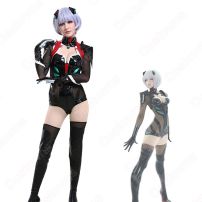 新世紀エヴァンゲリオン EVA 綾波レイ 戦闘服 セクシー コスプレ 衣装 5点セット ハロウィン 学園祭 文化祭 イベント 仮装 コスチューム(新世紀エヴァンゲリオン コスプレ衣装)