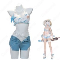 パニグレ ルシア・深淵ノ紅 常夏人魚姫 水着 コスプレ衣装 『パニシング:グレイレイヴン』 昇格者 ルナ一派 α（アルファ） cosplay 仮装 変装(その他 コスプレ衣装)