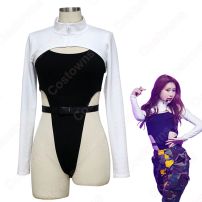 チェリョン ジャズダンス衣装 ITZY 韓国 アイドルスタイル ジャズ団体服 KPOPアイドル衣装 人気 ステージ衣装(その他)