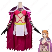 ワンピース 鬼ヶ島 ナミ 錦ちゃん呉服店 コスプレ衣装 『ONE PIECE』 麦わらの一味航海士 cosplay 仮装 変装(202×202)