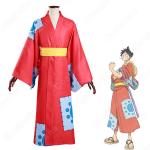 ワンピース ワノ国編 ルフィ太郎 和装 モンキー・D・ルフィ コスプレ衣装 『ONE PIECE』 cosplay 仮装 変装