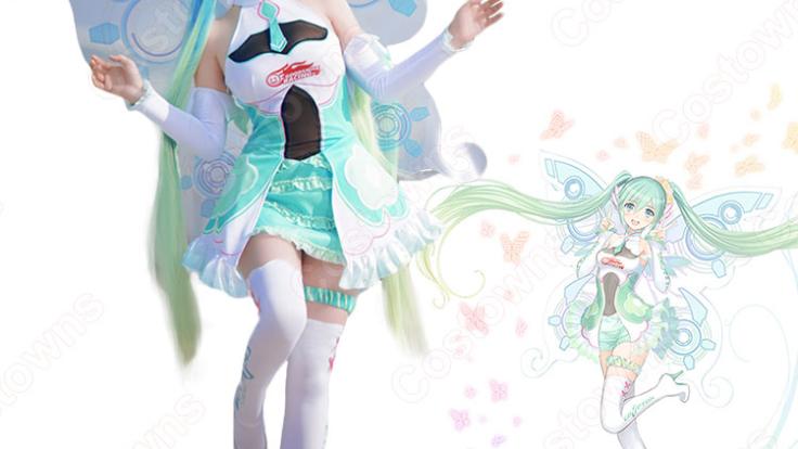 RinRin-Mix商品 初音ミク レーシングミク 2019コスプレ衣装 レーシングミク2019 コスプレ衣装 初音ミク レーシング 2019Ver