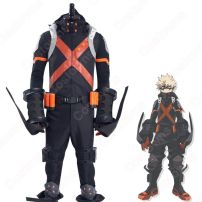 ヒロアカ 劇場版 第3弾 爆豪勝己 コスプレ衣装 『僕のヒーローアカデミア THE MOVIE ワールド ヒーローズ ミッション』 cosplay 仮装 変装(僕のヒーローアカデミア コスプレ衣装)