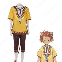 ツイステ チェカ・キングスカラー コスプレ衣装 『ディズニー ツイステッドワンダーランド』 レオナ・キングスカラーの甥 cosplay 仮装 変装(ディズニー ツイステッドワンダーランド（ツイステ） コスプレ衣装)