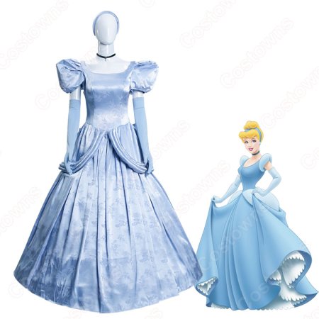 ディズニー シンデレラ コスプレ衣装 プリンセス ドレス クリスマス ハロウィン 仮装 アニメ コスチューム 大人用 Costowns