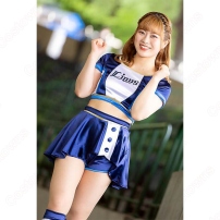 チアリーダー bluelegends(ブルーレジェンズ) コスプレ衣装 埼玉西武ライオンズ チアリーダー 2022 ダンス衣装 チアガール ユニフォーム(202×202)