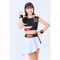 千葉ロッテマリーンズ チアガール 衣装 チアリーダー M☆Splash!! 2022 コスプレ衣装 チアリーダー ユニフォーム ダンス衣装(202×202)