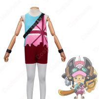 ワンピース映画2022 トニートニー・チョッパー コスプレ衣装 子供服 『ONE PIECE FILM RED』 麦わらの一味船医 cosplay 仮装 変装(ONE PIECE（ワンピース） コスプレ衣装)