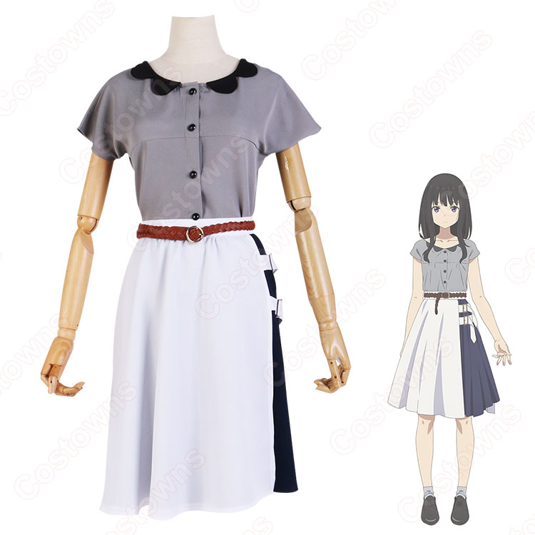 リコリコ 井ノ上たきな 私服 夏服 コスプレ衣装 『リコリス・リコイル』 喫茶リコリコ cosplay 仮装 変装 - Costowns