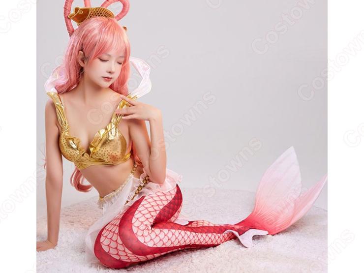 ワンピース しらほし 人魚姫 コスプレ衣装 『ONE PIECE』 魚人島 リュウグウ王国 王女 cosplay 仮装 変装 - Costowns