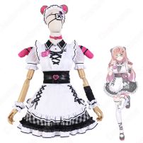 にじさんじ 本間ひまわり 地雷系メイド衣装 コスプレ衣装 メイド服 新衣装 VTuber cosplay 仮装 変装(にじさんじ コスプレ衣装)