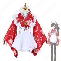 VTuber 大神ミオ 正月衣装 コスプレ衣装 「hololive（ホロライブ）」 アイドル衣装 cosplay 仮装 変装(ホロライブ（hololive） コスプレ衣装)