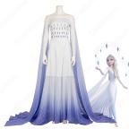 アナと雪の女王2 エルサ コスプレ衣装 ディズニー 映画 アレンデール王国家の長女 cosplay 仮装 変装 2点セット（ワンピース、ズボン）