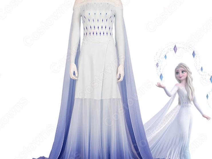 アナと雪の女王2 エルサ コスプレ衣装 ディズニー 映画 アレンデール王