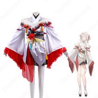 VTuber 獅白ぼたん 正月衣装 コスプレ衣装 hololive（ホロライブ） cosplay 仮装 変装(ホロライブ（hololive） コスプレ衣装)