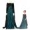 アナと雪の女王2 アナ コスプレ衣装 ディズニー 映画 アレンデール王国家の次女 cosplay 仮装 変装 4点セット（上着、ワンピース、マント、ベルト） オーダメイド可 ハロウィン仮装・衣装 0