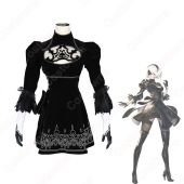 ヨルハ二号B型 2B（トゥービー） コスプレ衣装 『ニーア オートマタ』 ヨルハ部隊 cosplay 仮装 変装(ゲーム• アニメコスプレ衣装でおすすめの商品)