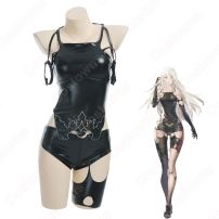 ニーア オートマタ A2（エートゥー） コスプレ衣装 自動歩兵人形 ヨルハ部隊 ヨルハA型二号 cosplay 仮装 変装(ニーア オートマタ（NieR:Automata） コスプレ衣装)