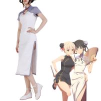 リコリコ 井ノ上たきな チャイナ服 コスプレ衣装 『リコリス・リコイル』 チャイナドレス cosplay 仮装 変装(リコリス・リコイル(Lycoris Recoil) コスプレ衣装)