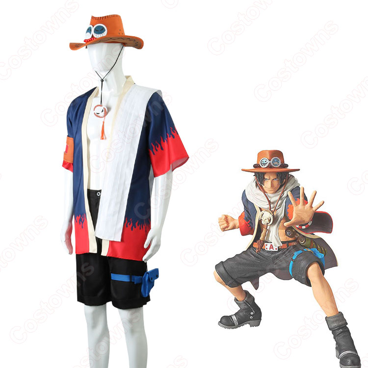 ワンピース ポートガス・D・エース コスプレ衣装 『ONE PIECE』 白ひげ