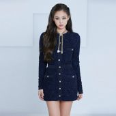 BLACKPINK ジェニー 秋冬 着用 ニット ワンピース 韓国 アイドル 衣装 コスプレ衣装(アイドル制服・学生制服でおすすめの商品)