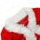 クリスマス コスチューム 2段フリルワンピース サンタ コスプレ レディース セクシー パーティー コス ベアトップ ワンピース サンタクロース 衣装 ケープ付き 帽子 ワンピース 3点 セット サンタ衣装 4